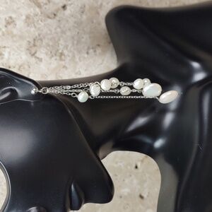 Freshwater Coin Pearl/Sterling Silver Earrings